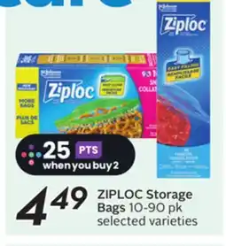 Sobeys ZIPLOC Storage Bags offer
