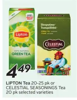 Sobeys LIPTON Tea offer