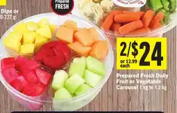 Foodland Prepared Fresh Daily Fruit or Vegetable Carousel offer