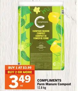 Foodland COMPLIMENTS Farm Manure Compost offer