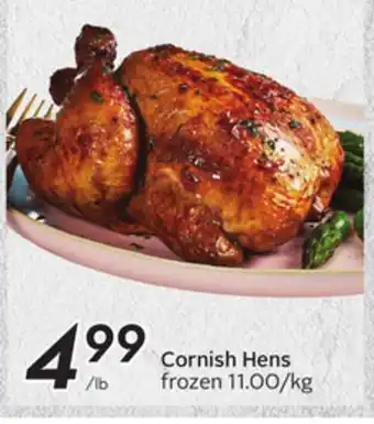Sobeys Cornish Hens offer