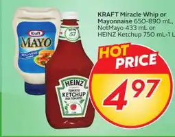 Sobeys KRAFT Miracle Whip or Mayonnaise offer