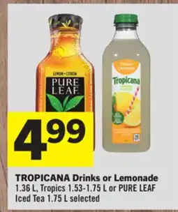 Foodland TROPICANA Drinks offer
