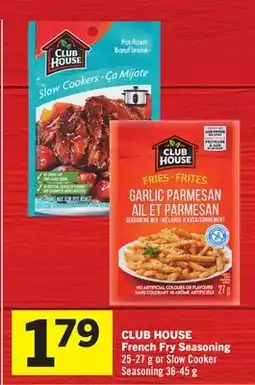 Foodland CLUB HOUSE French Fry Seasoning offer