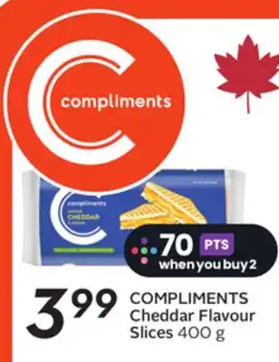 Sobeys COMPLIMENTS Cheddar Flavour Slices offer