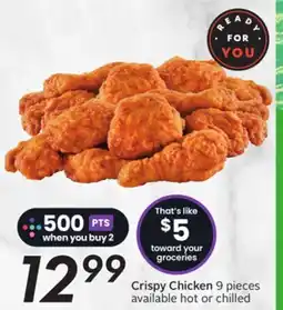 Sobeys Crispy Chicken 9 pieces offer