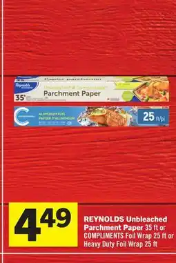 Foodland REYNOLDS Unbleached Parchment Paper offer