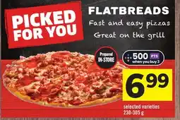 Foodland FLATBREADS offer