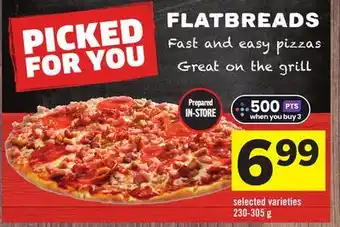Foodland FLATBREADS offer