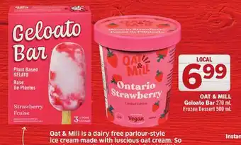 Foodland OAT & MILL Geloato Bar offer