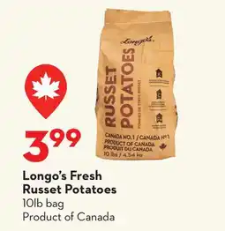 Longo's Fresh Russet Potatoes offer