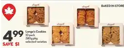 Longo's Cookies 10 pack offer