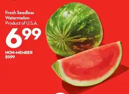 Longo's Fresh Seedless Watermelon offer