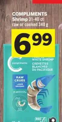 Foodland COMPLIMENTS Shrimp offer