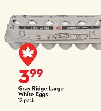 Longo's Large White Eggs offer
