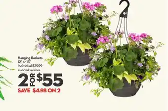 Longo's Hanging Baskets offer