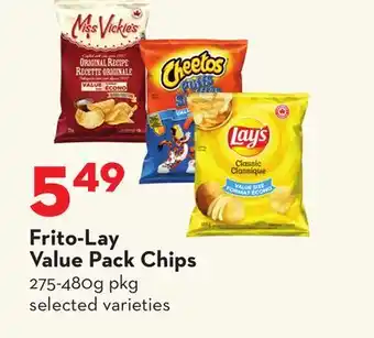 Longo's Frito-Lay Value Pack Chips offer