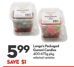 Longo's Packaged Gummi Candies offer