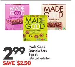 Longo's Granola Bars offer