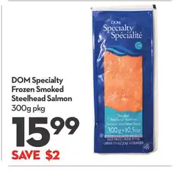 Longo's Frozen Smoked Steelhead Salmon offer