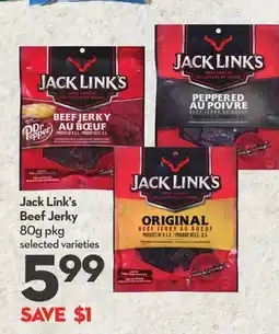 Longo's Jack Link's Beef Jerky offer