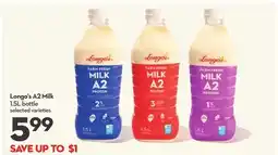 Longo's A2 Milk offer