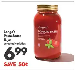 Longo's Pasta Sauce offer