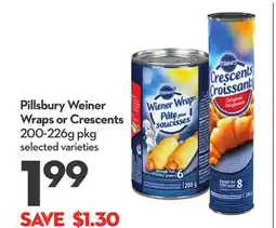 Longo's Weiner Wraps or Crescents offer