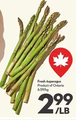 Longo's Fresh Asparagus offer