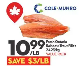 Longo's Fresh Ontario Rainbow Trout Fillet offer