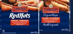 Longo's Schneiders Red Hots or Wieners offer