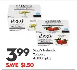 Longo's Siggi's Icelandic Yogourt offer