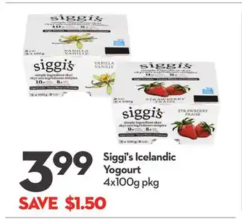 Longo's Siggi's Icelandic Yogourt offer