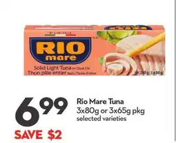 Longo's Rio Mare Tuna offer