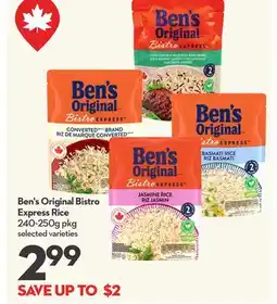 Longo's Bistro Express Rice offer