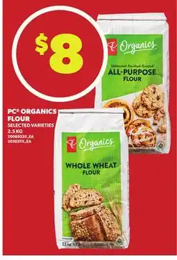 Loblaws PC ORGANICS FLOUR, 2.5KG offer