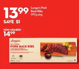 Longo's Pork Back Ribs offer
