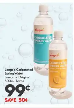 Longo's Longo's Carbonated Spring Water offer