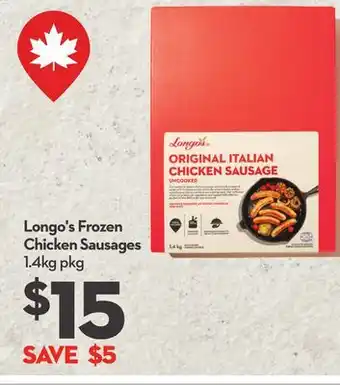 Longo's Longo's Frozen Chicken Sausages offer