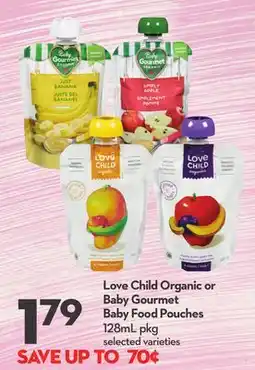Longo's Organic or Baby Food Pouches offer