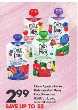 Longo's Refrigerated Baby Food Pouches offer