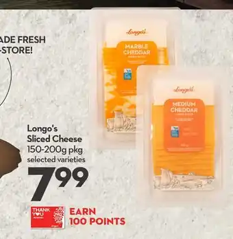 Longo's Longo's Sliced Cheese offer
