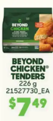 Loblaws BEYOND CHICKEN TENDERS, 226G offer