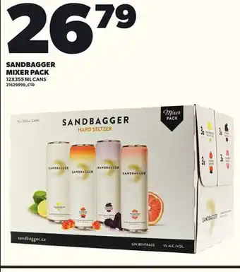 Loblaws SANDBAGGER MIXER PACK, 12X355 ML CANS offer