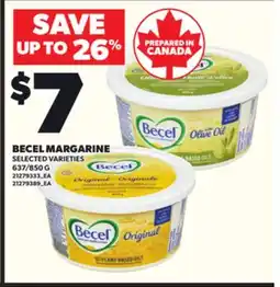Loblaws BECEL MARGARINE, 637/850 G offer