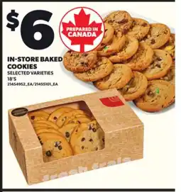 Loblaws IN-STORE BAKED COOKIES, 18'S offer
