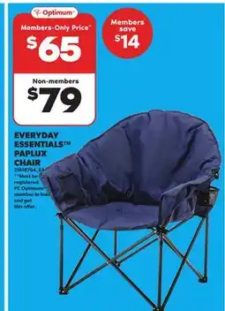 Loblaws EVERYDAY ESSENTIALS PAPLUX CHAIR offer