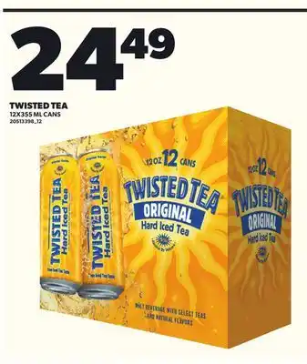 Loblaws TWISTED TEA, 12X355ML CANS offer