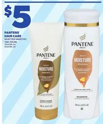 Loblaws PANTENE HAIR CARE, 308-355 ML offer