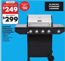 Loblaws EVERYDAY ESSENTIALS 4+1 BURNER PROPANE BBQ offer